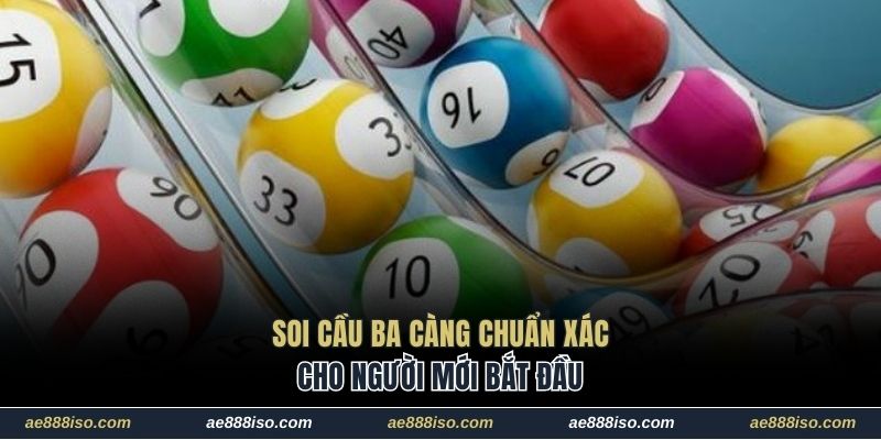 Soi cầu ba càng
